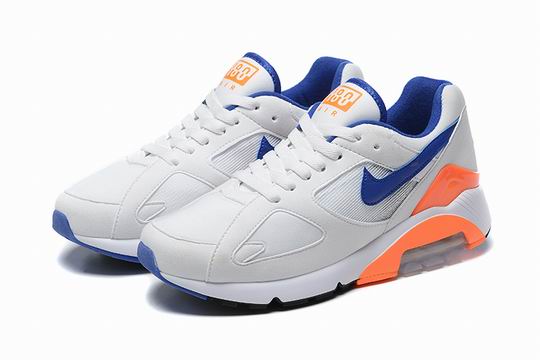 Cheap Nike Air Max 180 EM White Solar Red Men's Women's Shoes-06 - Click Image to Close